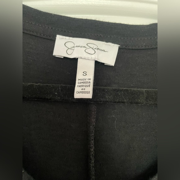 NWOT Jessica Simpson t-shirt dress black size S - Picture 2 of 2